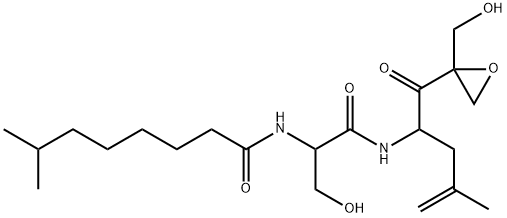 Octanamide, N-[1-(hydroxymethyl)-2-[[1-[[2-(hydroxymethyl)-2-oxiranyl]carbonyl]-3-methyl-3-buten-1-yl]amino]-2-oxoethyl]-7-methyl-|环氧普罗霉素 A