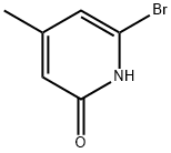 6-Bromo-4-methylpyridin-2-ol 结构式