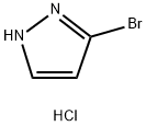 3-bromo-1H-pyrazole hydrochloride 结构式
