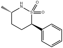 (3S,6R)-3-甲基-6-苯基-1,2-噻嗪烷1,1-二氧化物,1537863-97-0,结构式