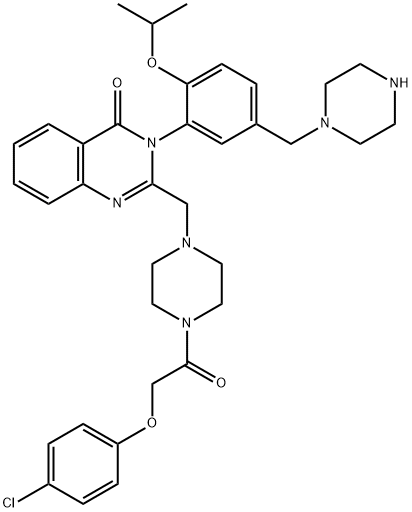 PIPERAZINE ERASTIN, 1538593-71-3, 结构式