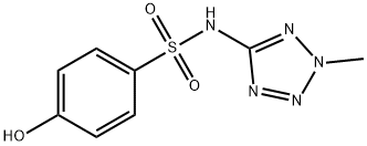 4-hydroxy-N-(2-methyl-2H-1,2,3,4-tetrazol-5-yl)benzene-1-sulfonamide 结构式