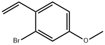 2-溴-4-甲氧基-1-乙烯基苯,153967-97-6,结构式