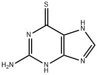 6H-Purine-6-thione, 2-amino-3,7-dihydro- (9CI)