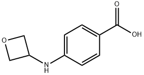 Benzoic acid, 4-(3-oxetanylamino)- Structure