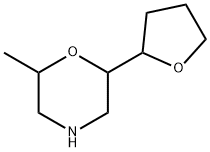 Morpholine, 2-methyl-6-(tetrahydro-2-furanyl)- Structure