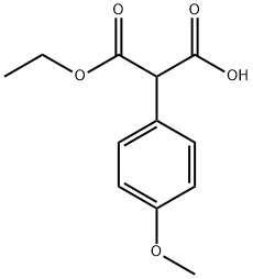 3-ethoxy-2-(4-methoxyphenyl)-3-oxopropanoic acid Structure