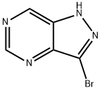 1H-Pyrazolo[4,3-d]pyrimidine, 3-bromo- 结构式