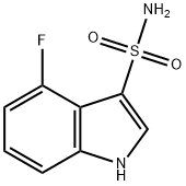 1H-Indole-3-sulfonamide, 4-fluoro- Struktur