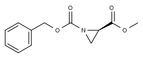 1-苄基 2-甲基 (R)-氮杂环丙烷-1,2-二羧酸酯, 154632-86-7, 结构式