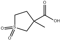3-甲基四氢噻吩-3-羧酸1,1-二氧化物, 1546875-04-0, 结构式