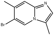 Imidazo[1,2-a]pyridine, 6-bromo-3,7-dimethyl- Struktur