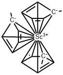 甲基环戊二烯基钪,155037-27-7,结构式