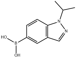(1-Isopropylindazol-5-yl)boronic acid Struktur