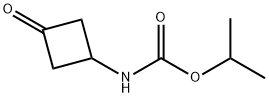 Carbamic acid, N-(3-oxocyclobutyl)-, 1-methylethyl ester Structure