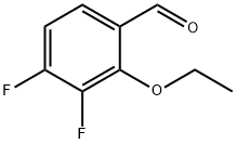 2-乙氧基-3,4-二氟苯甲醛 结构式