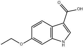 1H-Indole-3-carboxylic acid, 6-ethoxy-,1554236-07-5,结构式