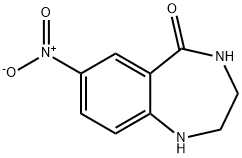 7-Nitro-1,2,3,4-tetrahydro-1,4-benzodiazepin-5-one Structure