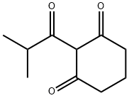2-异丁酰基环己烷-1,3-二酮, 155590-28-6, 结构式