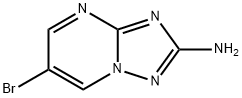 6-溴-[1,2,4]三唑并[1,5-A]嘧啶-2-胺, 1556311-09-1, 结构式