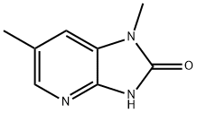 1,3-Dihydro-1,6-dimethyl-2H-imidazo[4,5-b]pyridin-2-one Structure
