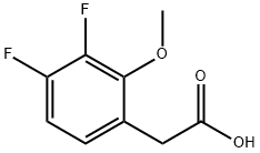 3,4-二氟-2-甲氧基苯乙酸,1558274-26-2,结构式