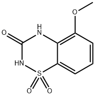 155983-99-6 2H-1,2,4-Benzothiadiazin-3(4H)-one, 5-methoxy-, 1,1-dioxide