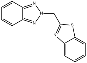 2-((2H-苯并[D][1,2,3]三唑-2-基)甲基)苯并[D]噻唑, 156272-78-5, 结构式