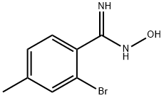 Benzenecarboximidamide, 2-bromo-N-hydroxy-4-methyl- Structure