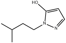 1H-Pyrazol-5-ol, 1-(3-methylbutyl)- 结构式
