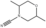 4-Morpholinecarbonitrile, 2,5-dimethyl- Structure