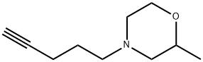 Morpholine, 2-methyl-4-(4-pentyn-1-yl)- Struktur