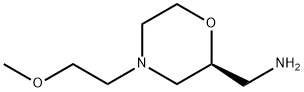 2-Morpholinemethanamine,4-(2-methoxyethyl)-,(2S)- 结构式