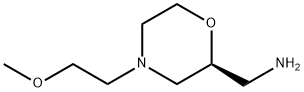 2-Morpholinemethanamine,4-(2-methoxyethyl)-,(2S)- Structure