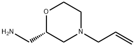 2-Morpholinemethanamine,4-(2-propen-1-yl)-,(2S)- 化学構造式