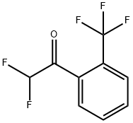 Ethanone, 2,2-difluoro-1-[2-(trifluoromethyl)phenyl]- 结构式