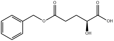 (S)-2-Hydroxy-pentanedioic Acid 5-(Phenylmethyl) Ester 化学構造式