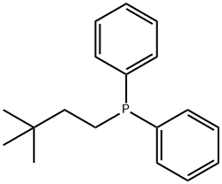 (3,3-dimethylbutyl)(diphenyl)phosphine Structure