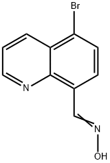 8-Quinolinecarboxaldehyde, 5-bromo-, oxime 结构式