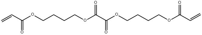 Ethanedioic acid, 1,2-bis[4-[(1-oxo-2-propen-1-yl)oxy]butyl] ester Structure