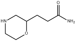 2-Morpholinepropanamide Structure