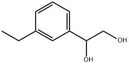 1,2-Ethanediol, 1-(3-ethylphenyl)- Structure
