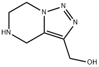 (4,5,6,7-四氢-[1,2,3]三唑并[1,5-A]吡嗪-3-基)甲醇 结构式