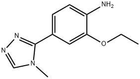 2-Ethoxy-4-(4-methyl-4H-1,2,4-triazol-3-yl)aniline Struktur