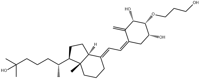 2Α-(3-羟丙基)氧基-1Α,25-二羟基维生素D3, 158689-03-3, 结构式