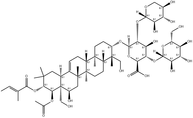 七叶皂苷C 结构式