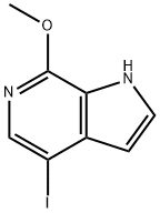 1H-Pyrrolo[2,3-c]pyridine, 4-iodo-7-methoxy- Struktur