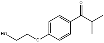 1-Propanone, 1-[4-(2-hydroxyethoxy)phenyl]-2-methyl- 化学構造式