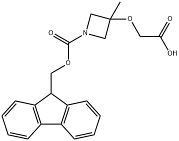 1-Azetidinecarboxylic acid, 3-(carboxymethoxy)-3-methyl-, 1-(9H-fluoren-9-ylmethyl) ester