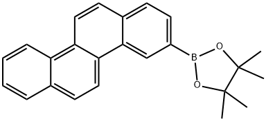 1,3,2-Dioxaborolane, 2-(3-chrysenyl)-4,4,5,5-tetramethyl- Structure